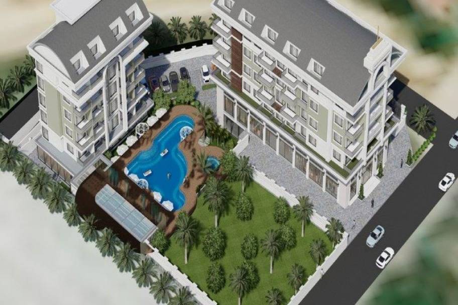 Luxury Apartments with Sea View in Kargicak, Alanya